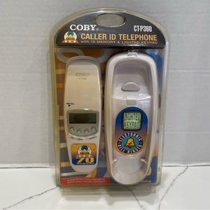 NEW Coby White Corded Telephone Caller ID CT-P360 NOS.